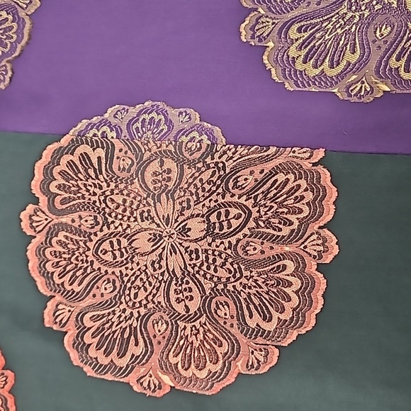 💕TRINA TURK💕 Tanaya Caftan Majestic Medallions Clip Jacquard XS *MISSING BELT* - Picture 10 of 13